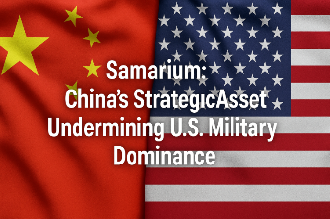 Samarium: China's Strategic Asset Undermining U.S. Military Dominance
